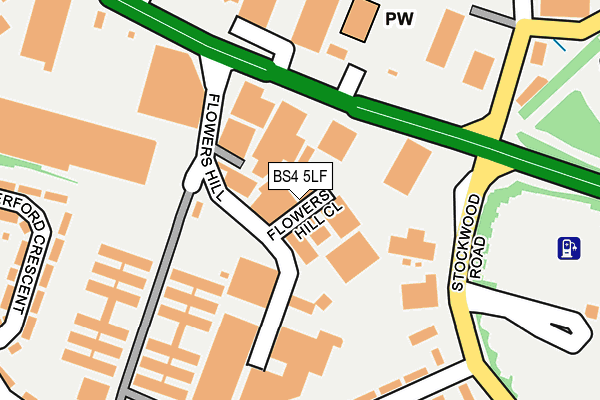 BS4 5LF map - OS OpenMap – Local (Ordnance Survey) BS4 5LF map - OS OpenMap – Local (Ordnance Survey)