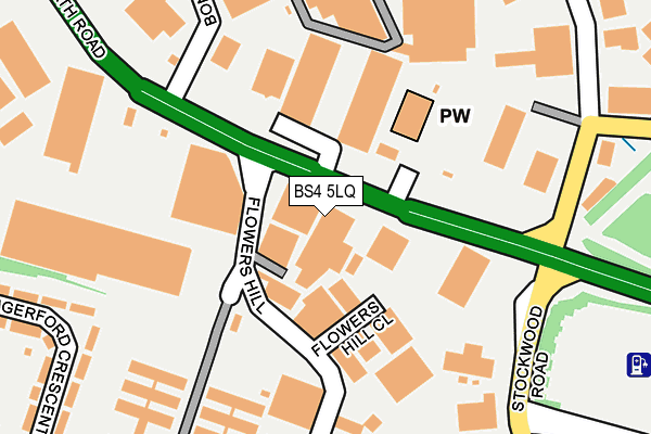 BS4 5LQ map - OS OpenMap – Local (Ordnance Survey) BS4 5LQ map - OS OpenMap – Local (Ordnance Survey)