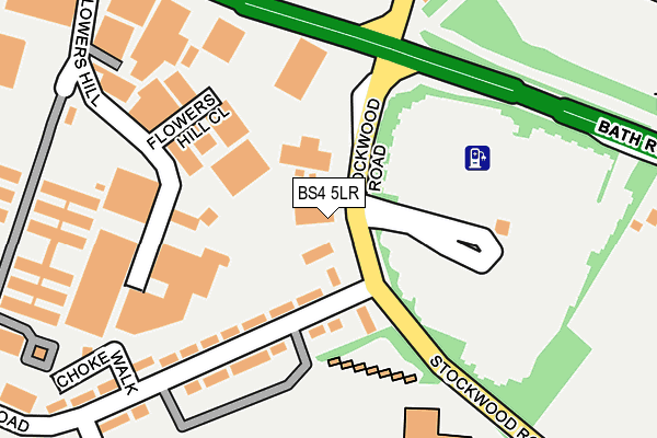 BS4 5LR map - OS OpenMap – Local (Ordnance Survey) BS4 5LR map - OS OpenMap – Local (Ordnance Survey)