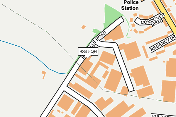BS4 5QH map - OS OpenMap – Local (Ordnance Survey) BS4 5QH map - OS OpenMap – Local (Ordnance Survey)