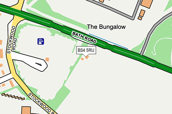BS4 5RU map - OS OpenMap – Local (Ordnance Survey) BS4 5RU map - OS OpenMap – Local (Ordnance Survey)