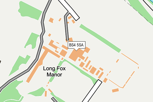 BS4 5SA map - OS OpenMap – Local (Ordnance Survey) BS4 5SA map - OS OpenMap – Local (Ordnance Survey)