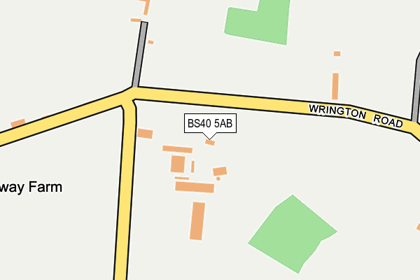BS40 5AB map - OS OpenMap – Local (Ordnance Survey) BS40 5AB map - OS OpenMap – Local (Ordnance Survey)