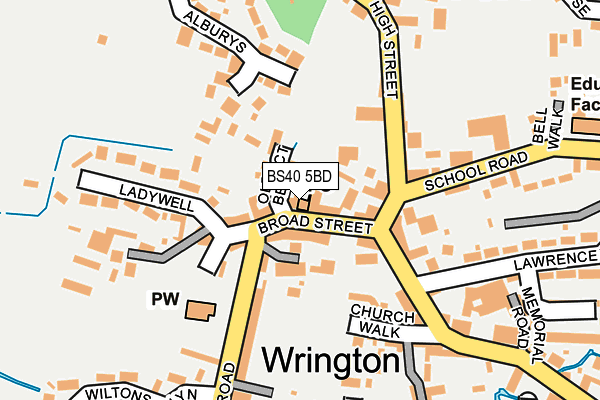 BS40 5BD map - OS OpenMap – Local (Ordnance Survey) BS40 5BD map - OS OpenMap – Local (Ordnance Survey)