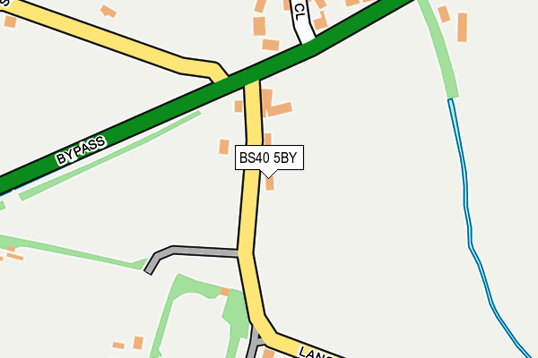 BS40 5BY map - OS OpenMap – Local (Ordnance Survey) BS40 5BY map - OS OpenMap – Local (Ordnance Survey)