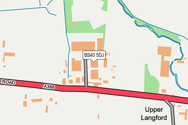 BS40 5DJ map - OS OpenMap – Local (Ordnance Survey)