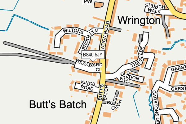 BS40 5JY map - OS OpenMap – Local (Ordnance Survey) BS40 5JY map - OS OpenMap – Local (Ordnance Survey)