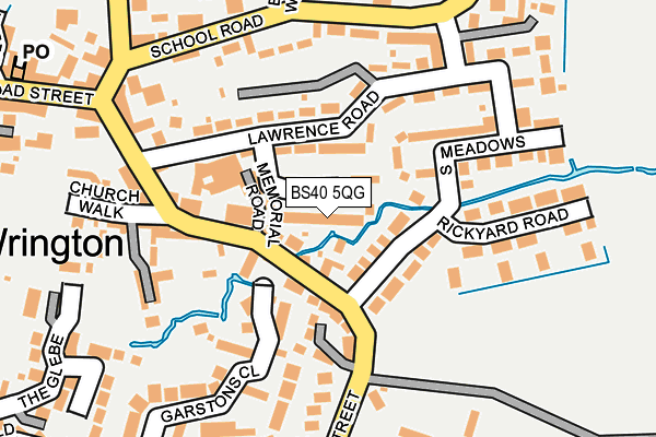 BS40 5QG map - OS OpenMap – Local (Ordnance Survey) BS40 5QG map - OS OpenMap – Local (Ordnance Survey)