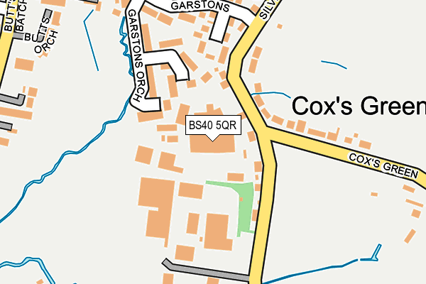 BS40 5QR map - OS OpenMap – Local (Ordnance Survey) BS40 5QR map - OS OpenMap – Local (Ordnance Survey)