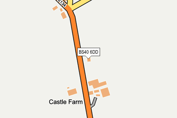 BS40 6DD map - OS OpenMap – Local (Ordnance Survey) BS40 6DD map - OS OpenMap – Local (Ordnance Survey)