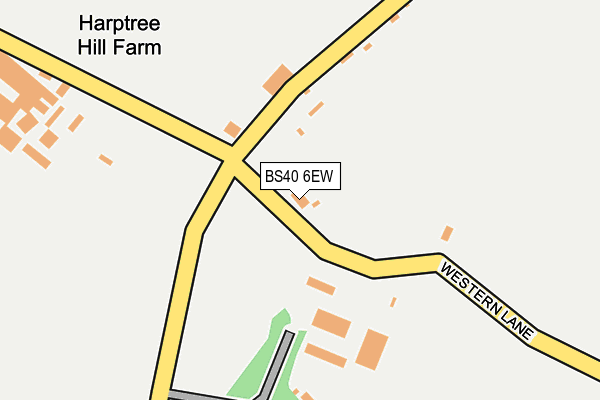 BS40 6EW map - OS OpenMap – Local (Ordnance Survey) BS40 6EW map - OS OpenMap – Local (Ordnance Survey)