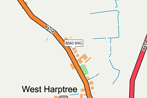 BS40 6HG map - OS OpenMap – Local (Ordnance Survey)