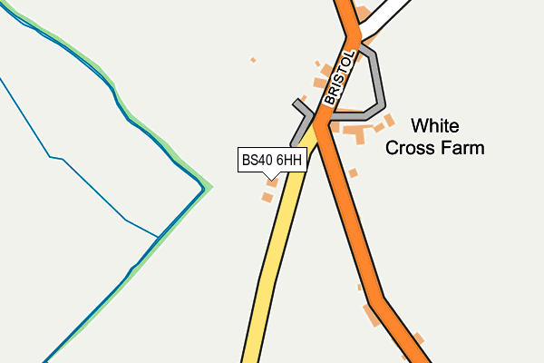 BS40 6HH map - OS OpenMap – Local (Ordnance Survey) BS40 6HH map - OS OpenMap – Local (Ordnance Survey)