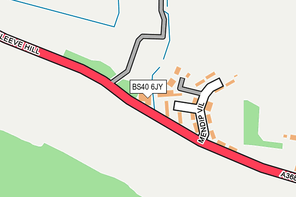 BS40 6JY map - OS OpenMap – Local (Ordnance Survey)