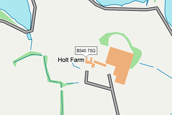 BS40 7SQ map - OS OpenMap – Local (Ordnance Survey) BS40 7SQ map - OS OpenMap – Local (Ordnance Survey)