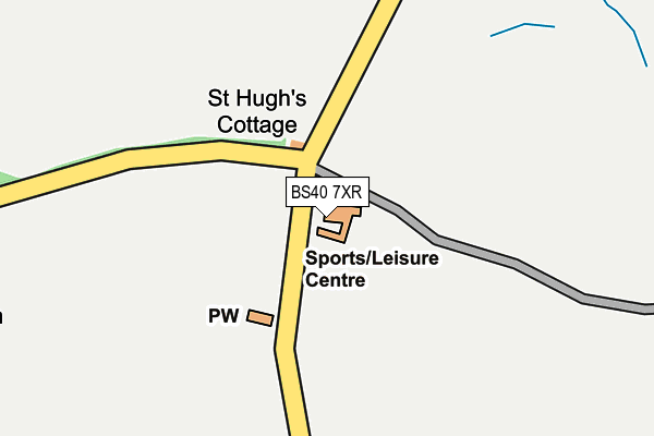 BS40 7XR map - OS OpenMap – Local (Ordnance Survey) BS40 7XR map - OS OpenMap – Local (Ordnance Survey)