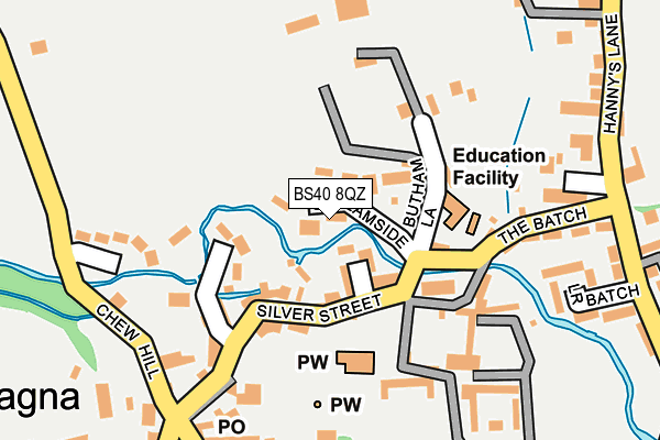 BS40 8QZ map - OS OpenMap – Local (Ordnance Survey) BS40 8QZ map - OS OpenMap – Local (Ordnance Survey)