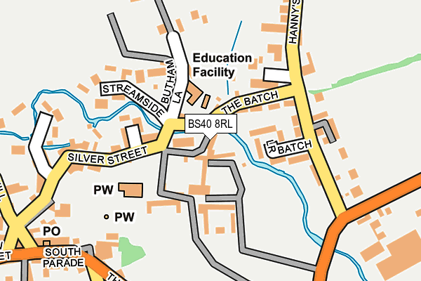 BS40 8RL map - OS OpenMap – Local (Ordnance Survey)