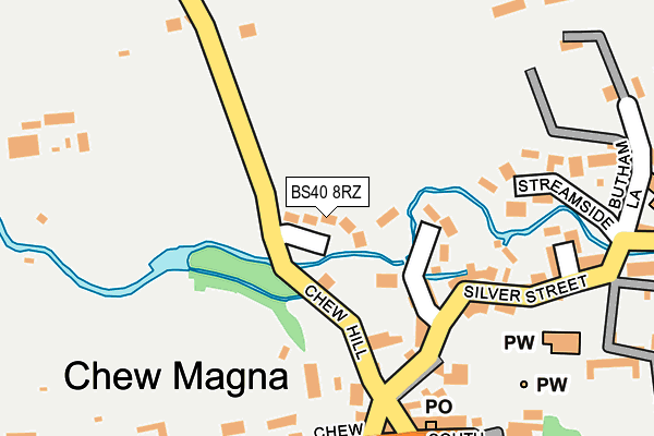 BS40 8RZ map - OS OpenMap – Local (Ordnance Survey) BS40 8RZ map - OS OpenMap – Local (Ordnance Survey)