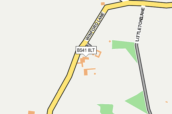 BS41 8LT map - OS OpenMap – Local (Ordnance Survey)