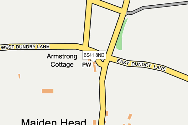 BS41 8ND map - OS OpenMap – Local (Ordnance Survey) BS41 8ND map - OS OpenMap – Local (Ordnance Survey)