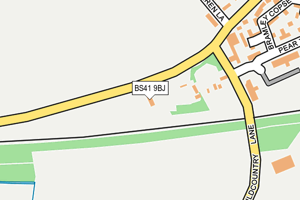 BS41 9BJ map - OS OpenMap – Local (Ordnance Survey) BS41 9BJ map - OS OpenMap – Local (Ordnance Survey)