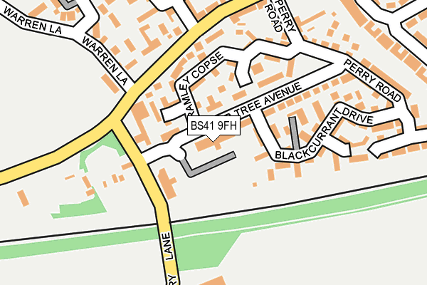 BS41 9FH map - OS OpenMap – Local (Ordnance Survey) BS41 9FH map - OS OpenMap – Local (Ordnance Survey)