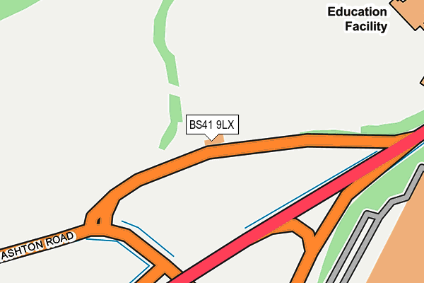 BS41 9LX map - OS OpenMap – Local (Ordnance Survey) BS41 9LX map - OS OpenMap – Local (Ordnance Survey)