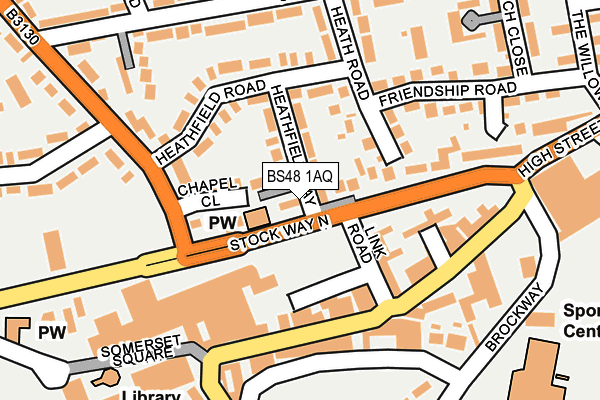 BS48 1AQ map - OS OpenMap – Local (Ordnance Survey) BS48 1AQ map - OS OpenMap – Local (Ordnance Survey)