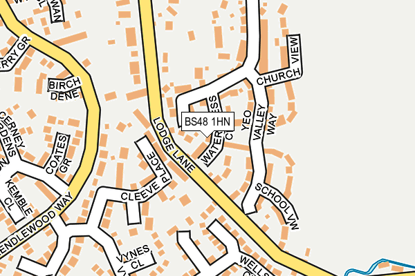 BS48 1HN map - OS OpenMap – Local (Ordnance Survey) BS48 1HN map - OS OpenMap – Local (Ordnance Survey)