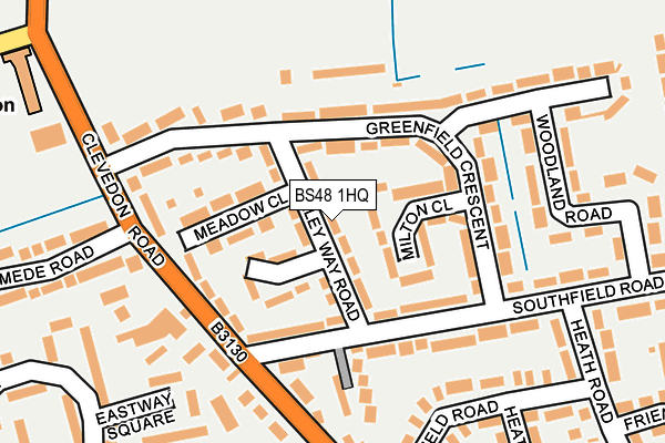 BS48 1HQ map - OS OpenMap – Local (Ordnance Survey)
