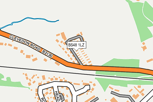 BS48 1LZ map - OS OpenMap – Local (Ordnance Survey) BS48 1LZ map - OS OpenMap – Local (Ordnance Survey)