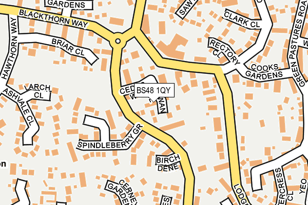 BS48 1QY map - OS OpenMap – Local (Ordnance Survey)