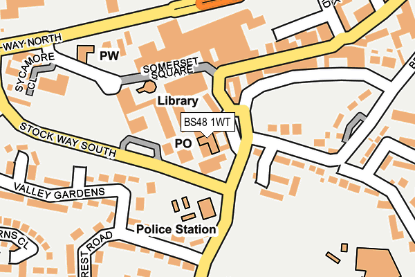 BS48 1WT map - OS OpenMap – Local (Ordnance Survey) BS48 1WT map - OS OpenMap – Local (Ordnance Survey)