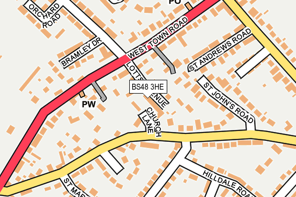 BS48 3HE map - OS OpenMap – Local (Ordnance Survey) BS48 3HE map - OS OpenMap – Local (Ordnance Survey)