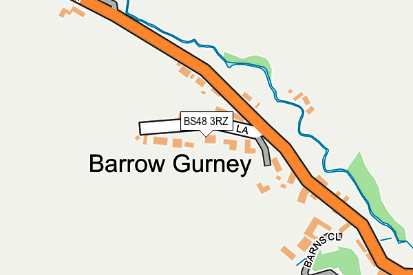 BS48 3RZ map - OS OpenMap – Local (Ordnance Survey)