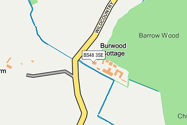 BS48 3SE map - OS OpenMap – Local (Ordnance Survey)