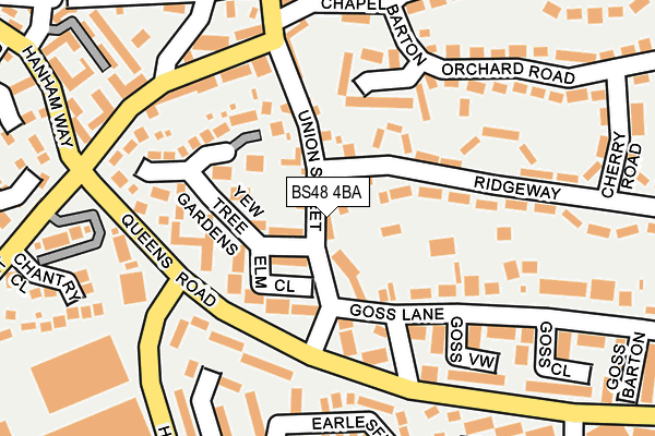 BS48 4BA map - OS OpenMap – Local (Ordnance Survey) BS48 4BA map - OS OpenMap – Local (Ordnance Survey)