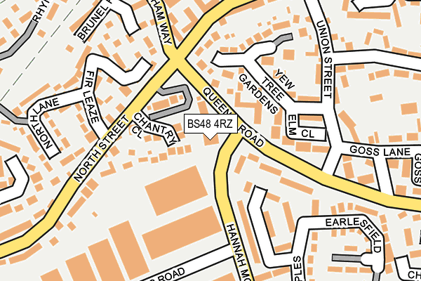 BS48 4RZ map - OS OpenMap – Local (Ordnance Survey) BS48 4RZ map - OS OpenMap – Local (Ordnance Survey)