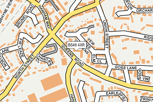 BS48 4XR map - OS OpenMap – Local (Ordnance Survey) BS48 4XR map - OS OpenMap – Local (Ordnance Survey)