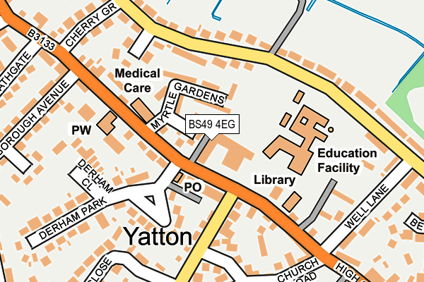 BS49 4EG map - OS OpenMap – Local (Ordnance Survey) BS49 4EG map - OS OpenMap – Local (Ordnance Survey)