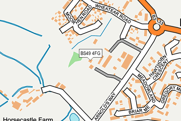 BS49 4FG map - OS OpenMap – Local (Ordnance Survey) BS49 4FG map - OS OpenMap – Local (Ordnance Survey)