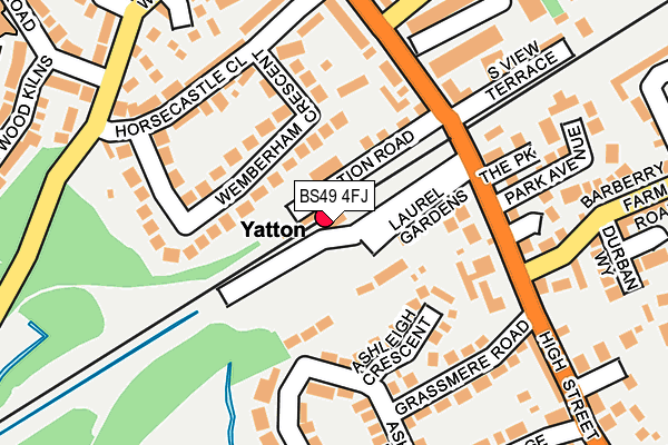 BS49 4FJ map - OS OpenMap – Local (Ordnance Survey) BS49 4FJ map - OS OpenMap – Local (Ordnance Survey)