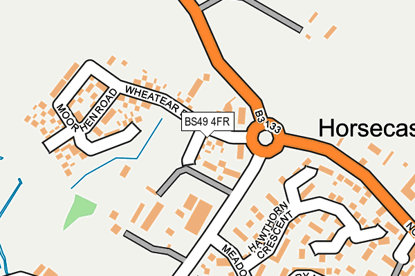 BS49 4FR map - OS OpenMap – Local (Ordnance Survey) BS49 4FR map - OS OpenMap – Local (Ordnance Survey)