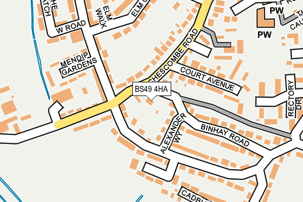 BS49 4HA map - OS OpenMap – Local (Ordnance Survey) BS49 4HA map - OS OpenMap – Local (Ordnance Survey)
