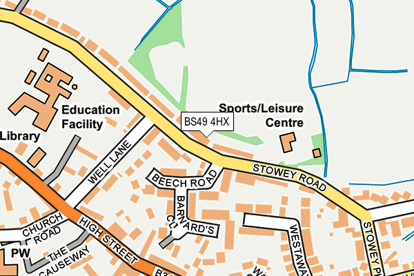 BS49 4HX map - OS OpenMap – Local (Ordnance Survey) BS49 4HX map - OS OpenMap – Local (Ordnance Survey)