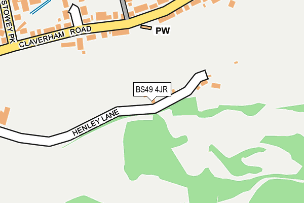 BS49 4JR map - OS OpenMap – Local (Ordnance Survey) BS49 4JR map - OS OpenMap – Local (Ordnance Survey)