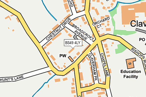 BS49 4LY map - OS OpenMap – Local (Ordnance Survey) BS49 4LY map - OS OpenMap – Local (Ordnance Survey)