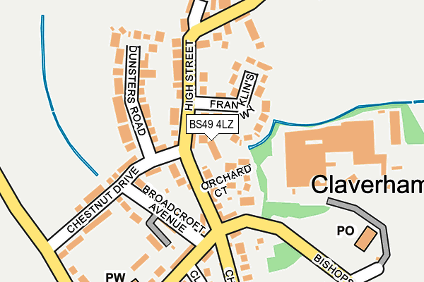 BS49 4LZ map - OS OpenMap – Local (Ordnance Survey) BS49 4LZ map - OS OpenMap – Local (Ordnance Survey)