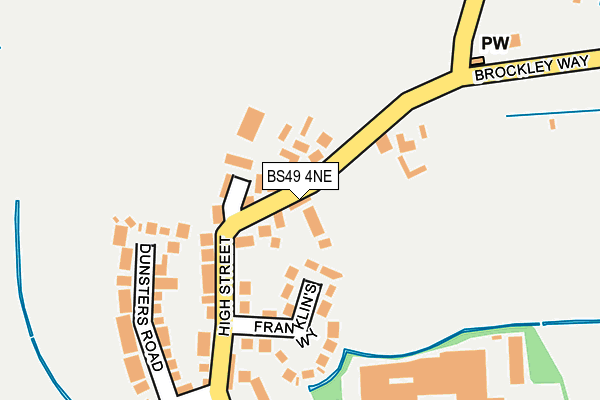 BS49 4NE map - OS OpenMap – Local (Ordnance Survey) BS49 4NE map - OS OpenMap – Local (Ordnance Survey)